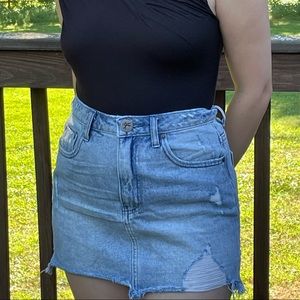 One Teaspoon Denim skirt